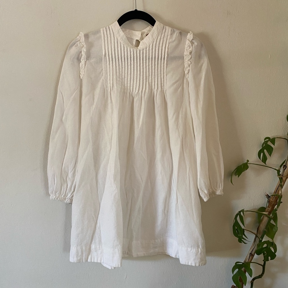 Free People ruffled poet sleeve tunic